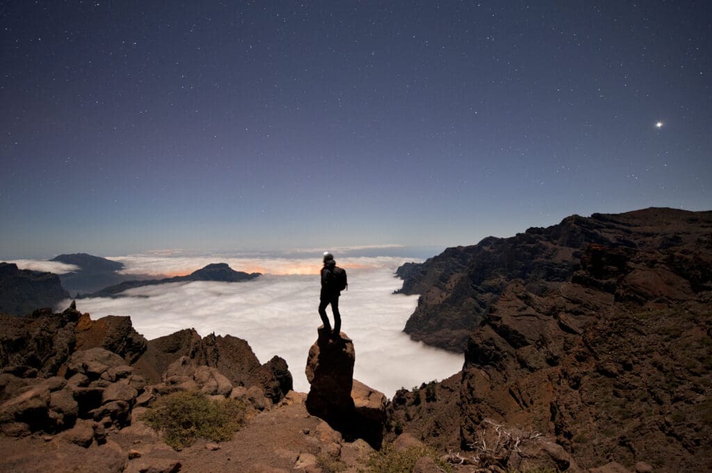 Mar de nubes en La Palma