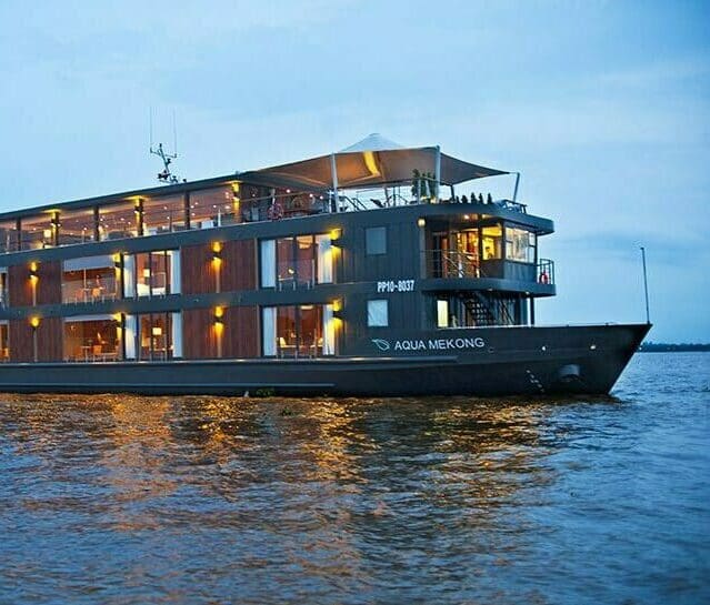 Exterior del barco Aqua Mekong