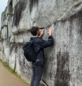 Jon Kortajarena muro de Machu Picchu