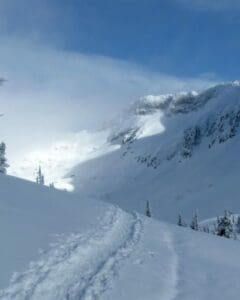 Snowy slopes