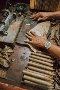 cigar rolling hands