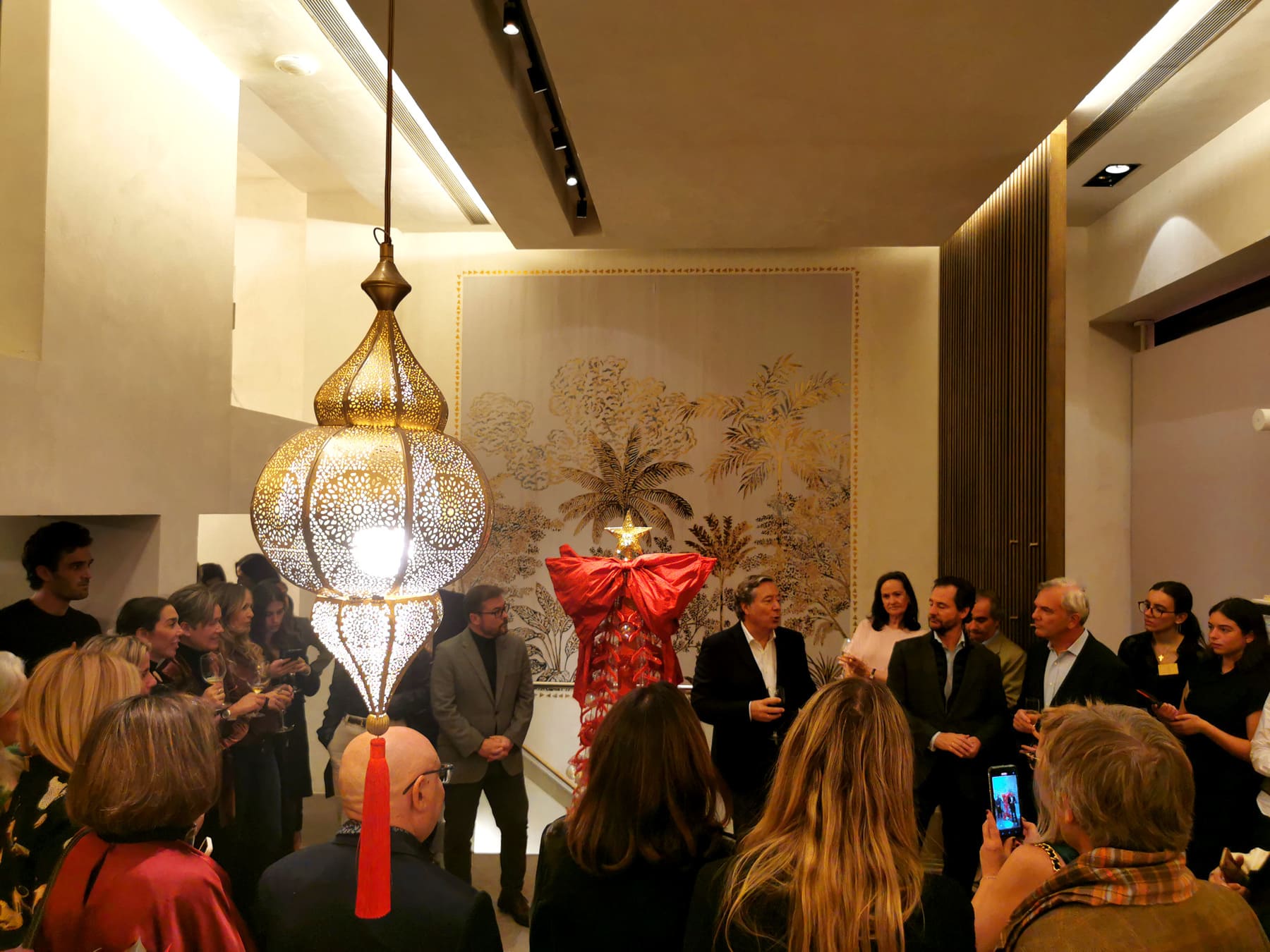 Pablo del Pozo evento NUBA Solidarity Xmas Tree