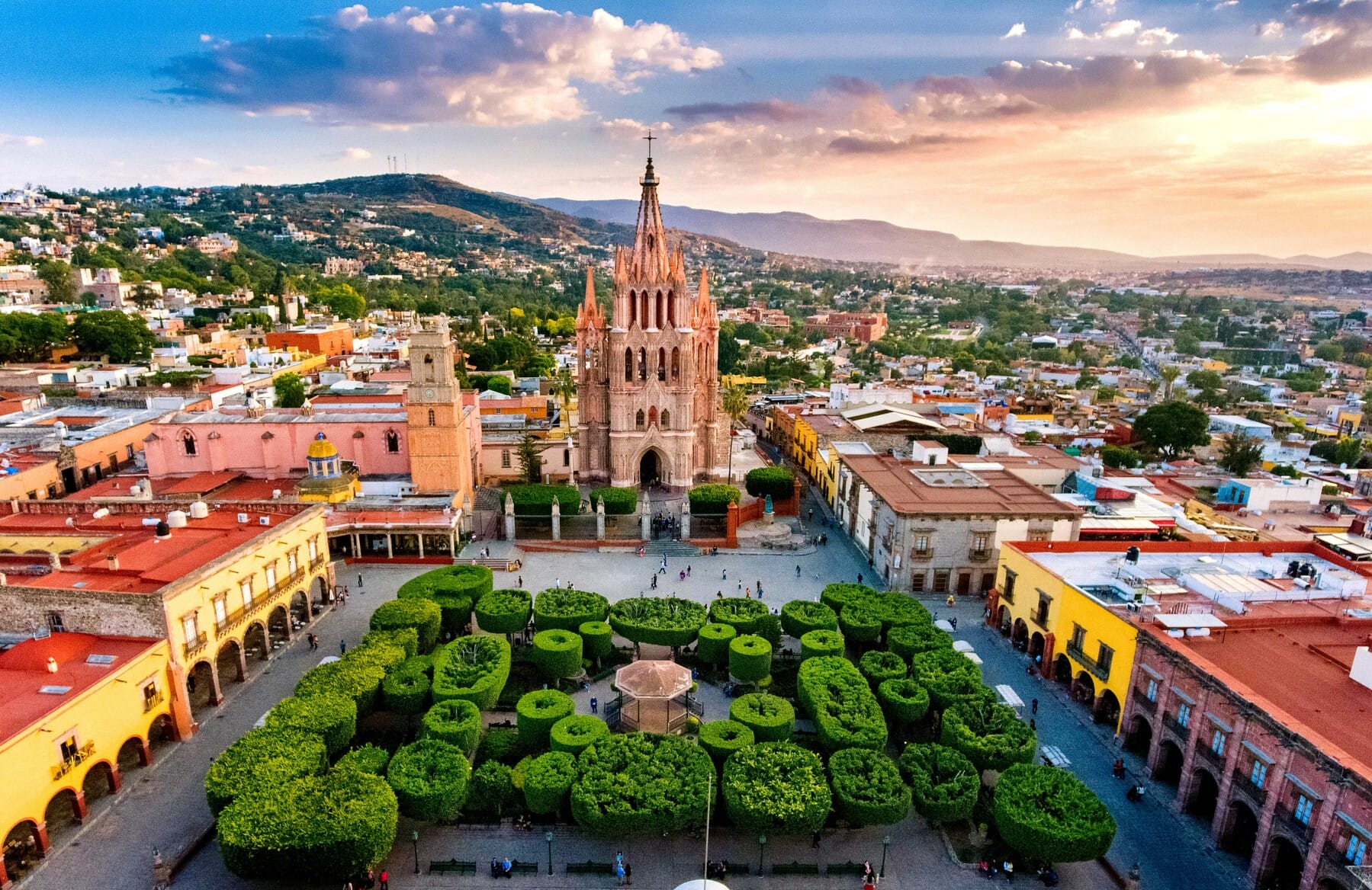 Vista Aerea San Miguel de Allende Guanajato