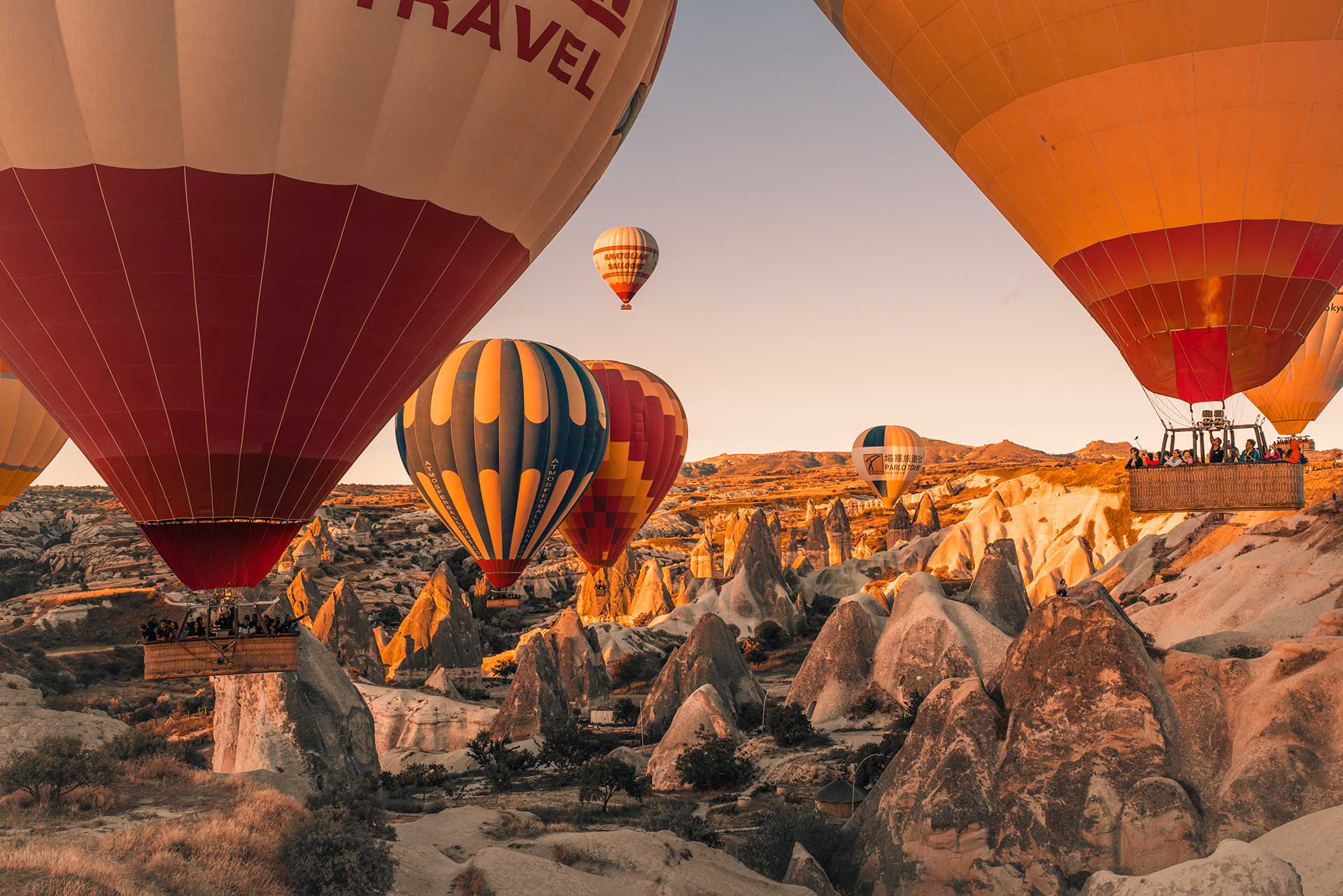 Globo en Capadocia Turquía